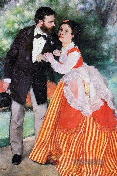  Marie Kunst - Porträt von Alfred und Marie Sisley Meister Pierre Auguste Renoir